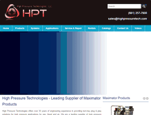 Tablet Screenshot of highpressuretech.com